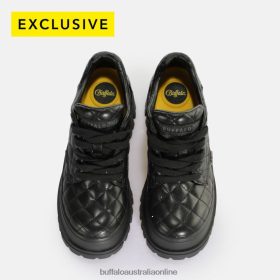 Buffalo Australia BFT62Z835 Buffalo Aspha CLS Laceup LO Sneaker Low vegan Black |Sneakers