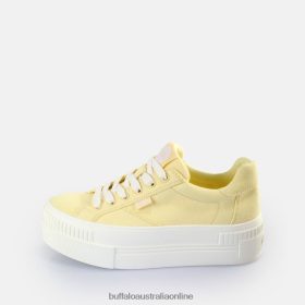 Buffalo Heels BFT62Z113 Buffalo Paired Sneakers Low vegan Yellow |Sneakers