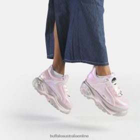 Buffalo Heels BFT62Z269 Buffalo Classic Sneakers Low vegan Pink Metallic |Sneakers