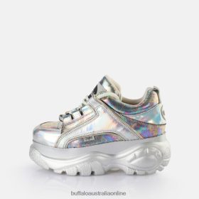 Buffalo Heels BFT62Z389 Buffalo Classic Sneaker Low vegan Mermaid Silver |Sneakers
