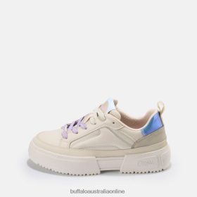 Buffalo Heels BFT62Z710 Buffalo RSE Fox Lo Sneaker vegan Cream |Sneakers