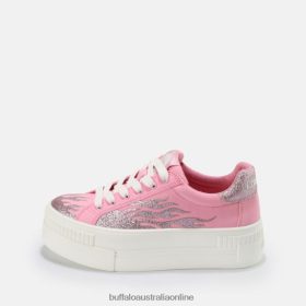 Buffalo Heels BFT62Z845 Buffalo Paired Flame Sneaker vegan Pink |Sneakers