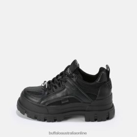Buffalo Pumps BFT62Z417 Buffalo ASPHA HYB VEGAN NAPPA/MESH Black |Sneakers