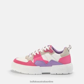 Buffalo Pumps BFT62Z516 Buffalo RSE V2 Low vegan sneakers White/Purple/Pink |Sneakers
