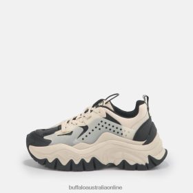 Buffalo Pumps BFT62Z549 Buffalo Trail One Sneaker Low vegan Cream/Black |Sneakers