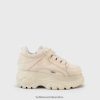 Buffalo Pumps BFT62Z675 Buffalo Classic Sneaker Low nubuck leather Cream |Sneakers